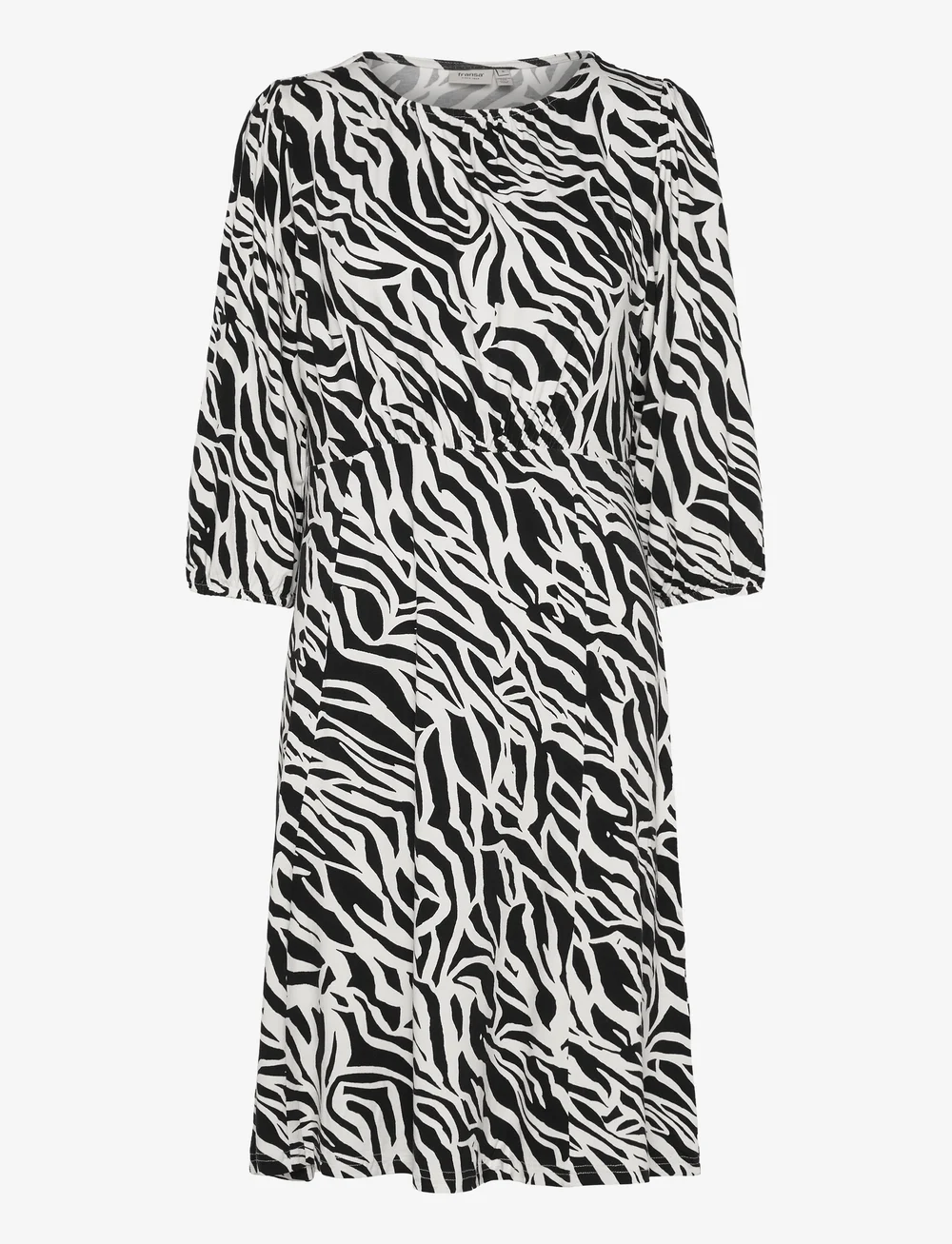 Fransa - FRFLORA DR 2 - midiklänningar - black birch aop ao24 02c - 1