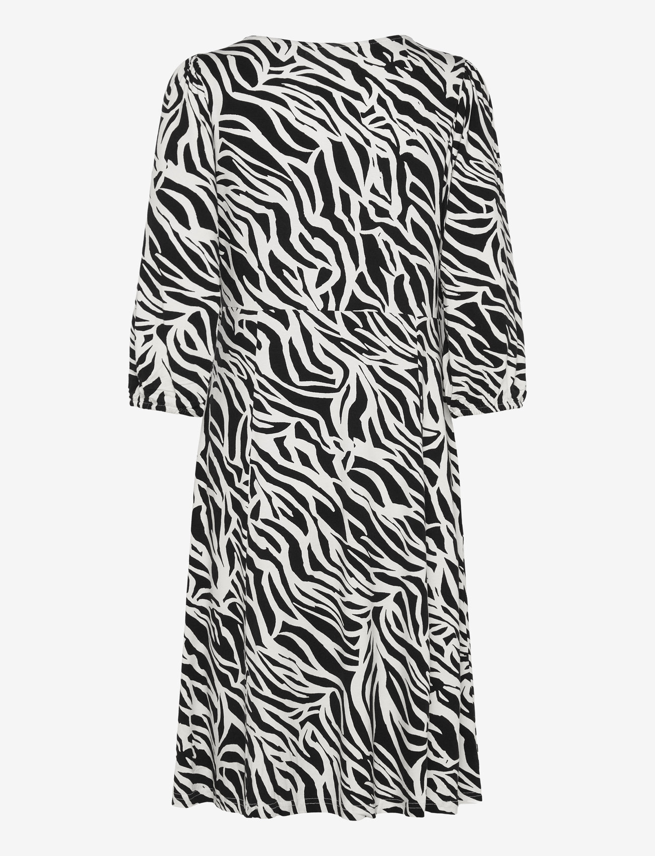 Fransa - FRFLORA DR 2 - midikleider - black birch aop ao24 02c - 1