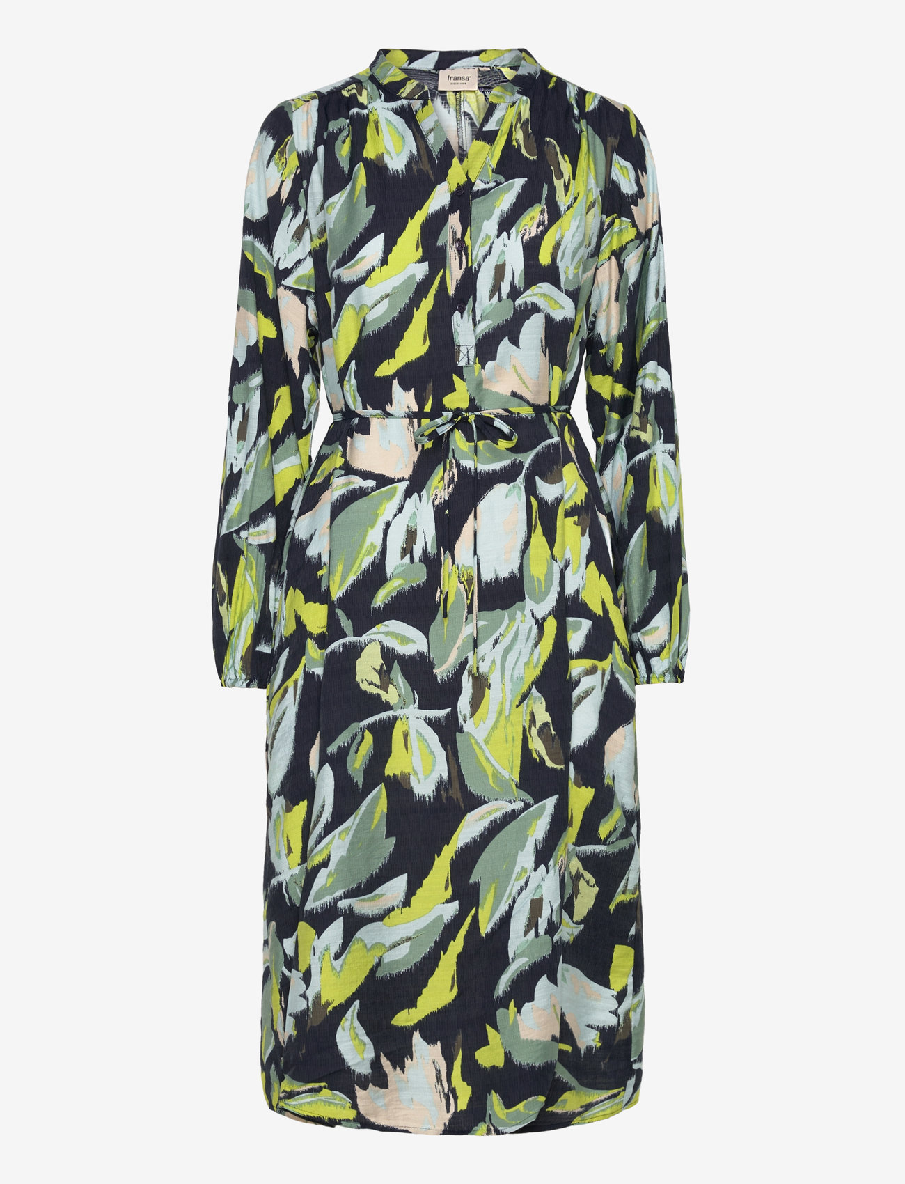 Fransa - FRARIANA DR 3 - skjortklänningar - navy blazer aop ao24 02b - 3