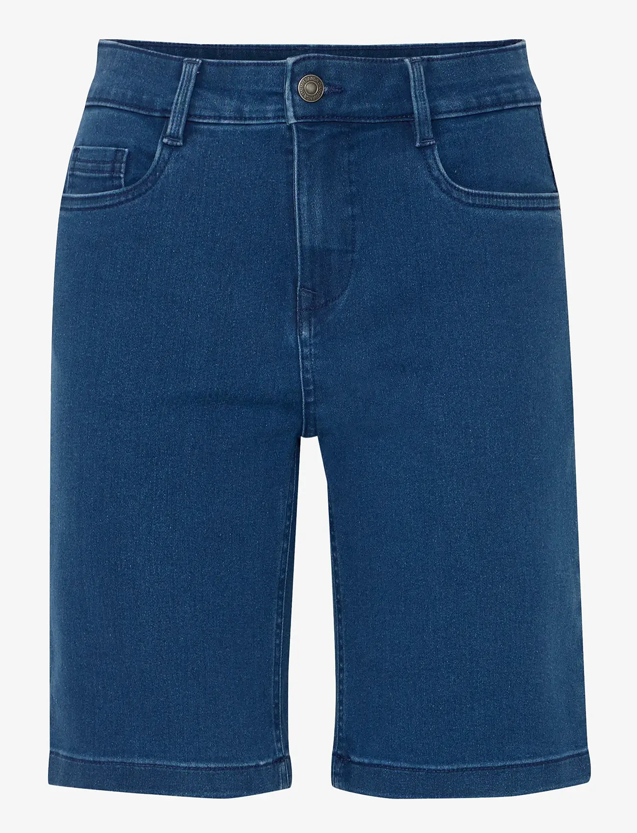 Fransa - FRLUXE ELLI SHO 1 - lühikesed teksapüksid - mid blue denim - 1