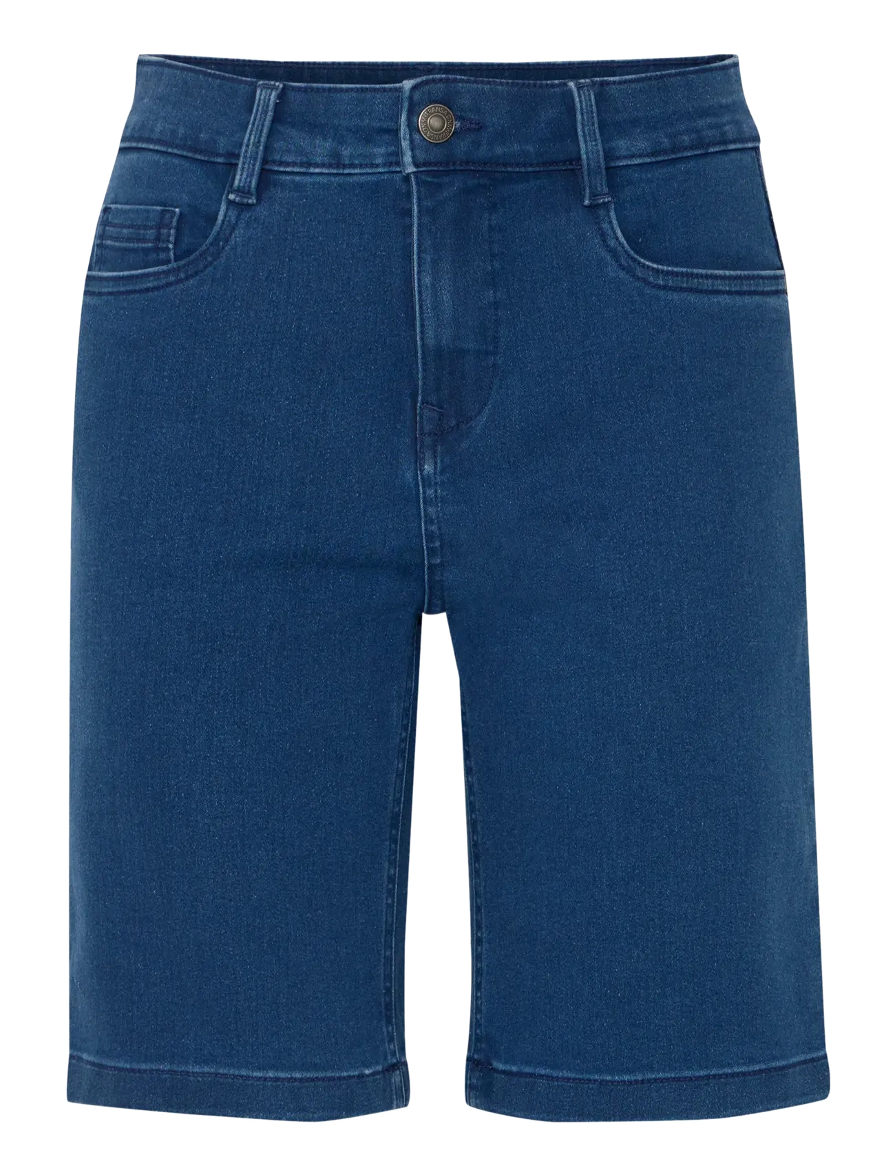 Fransa FRLUXE ELLI SHO 1 - Denimshorts - MID BLUE DENIM / navy