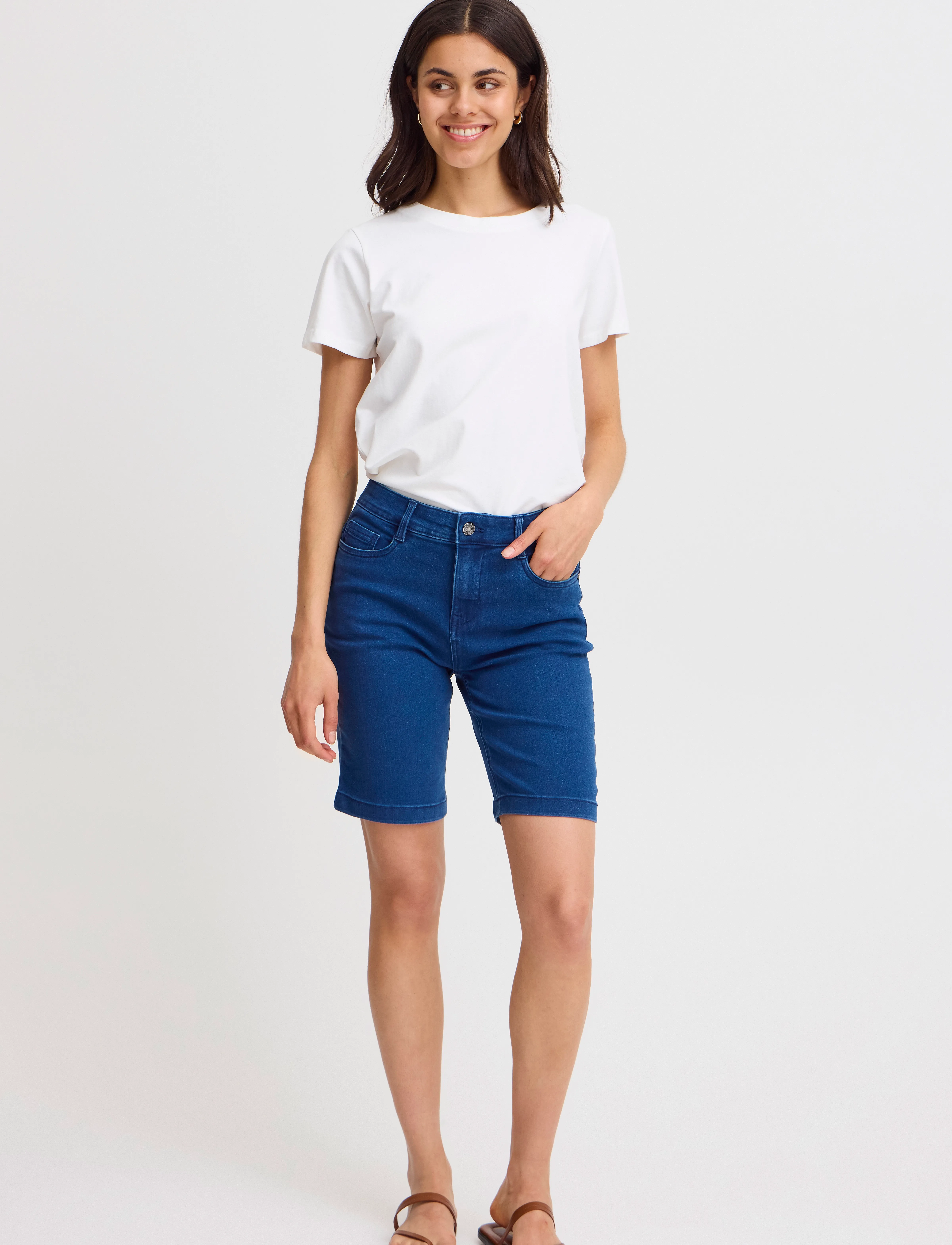 Fransa - FRLUXE ELLI SHO 1 - die niedrigsten preise - mid blue denim - 5