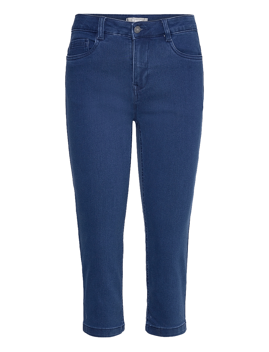 Fransa - FRLUXE ELLI CA 1 - capri byxor - mid blue denim - 1