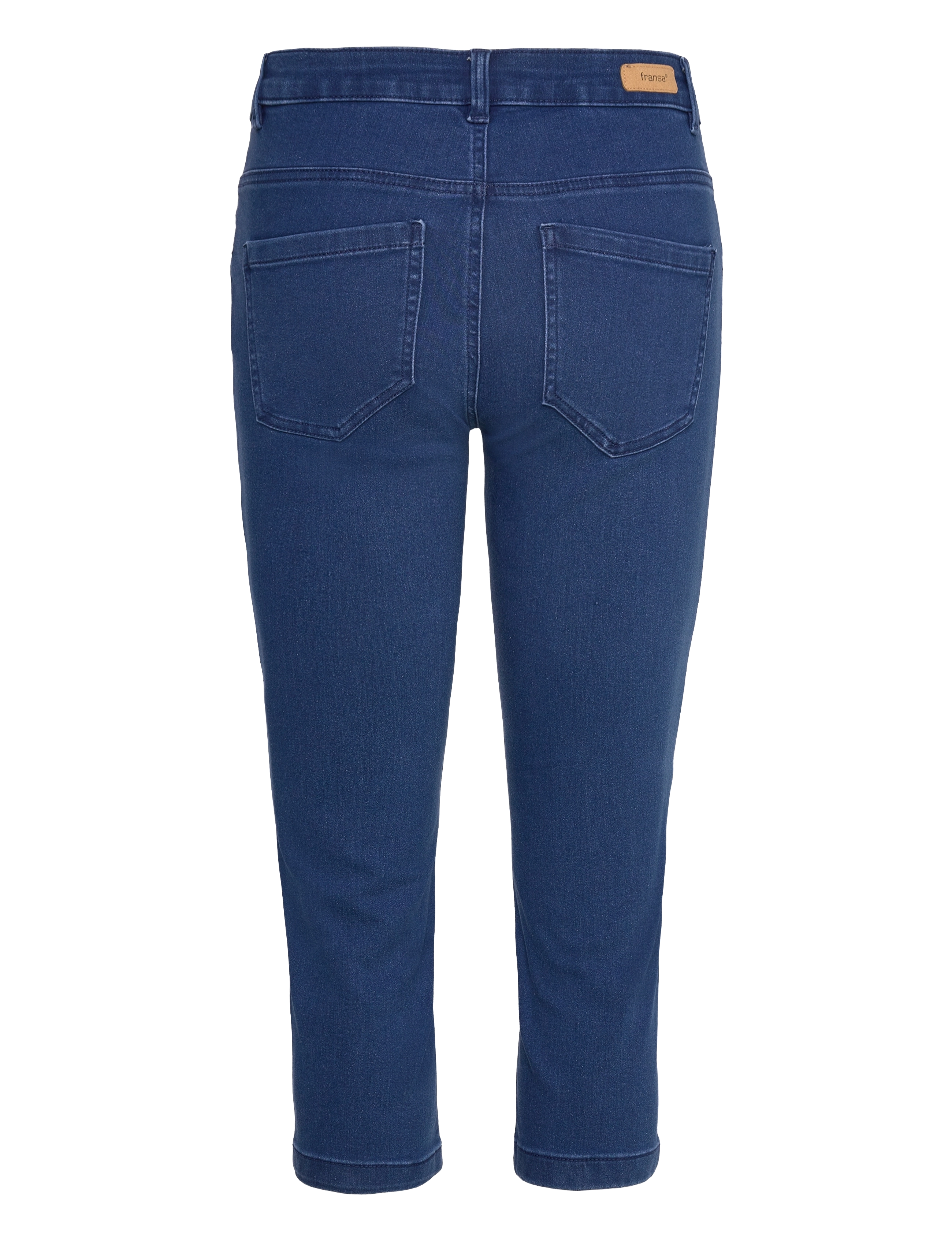 Fransa - FRLUXE ELLI CA 1 - capri pants - mid blue denim - 2