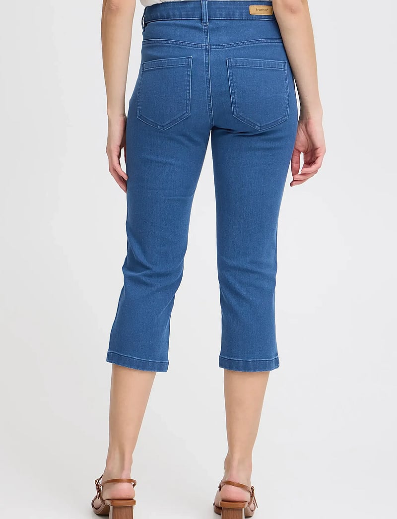 Fransa - FRLUXE ELLI CA 1 - capri bukser - mid blue denim - 4
