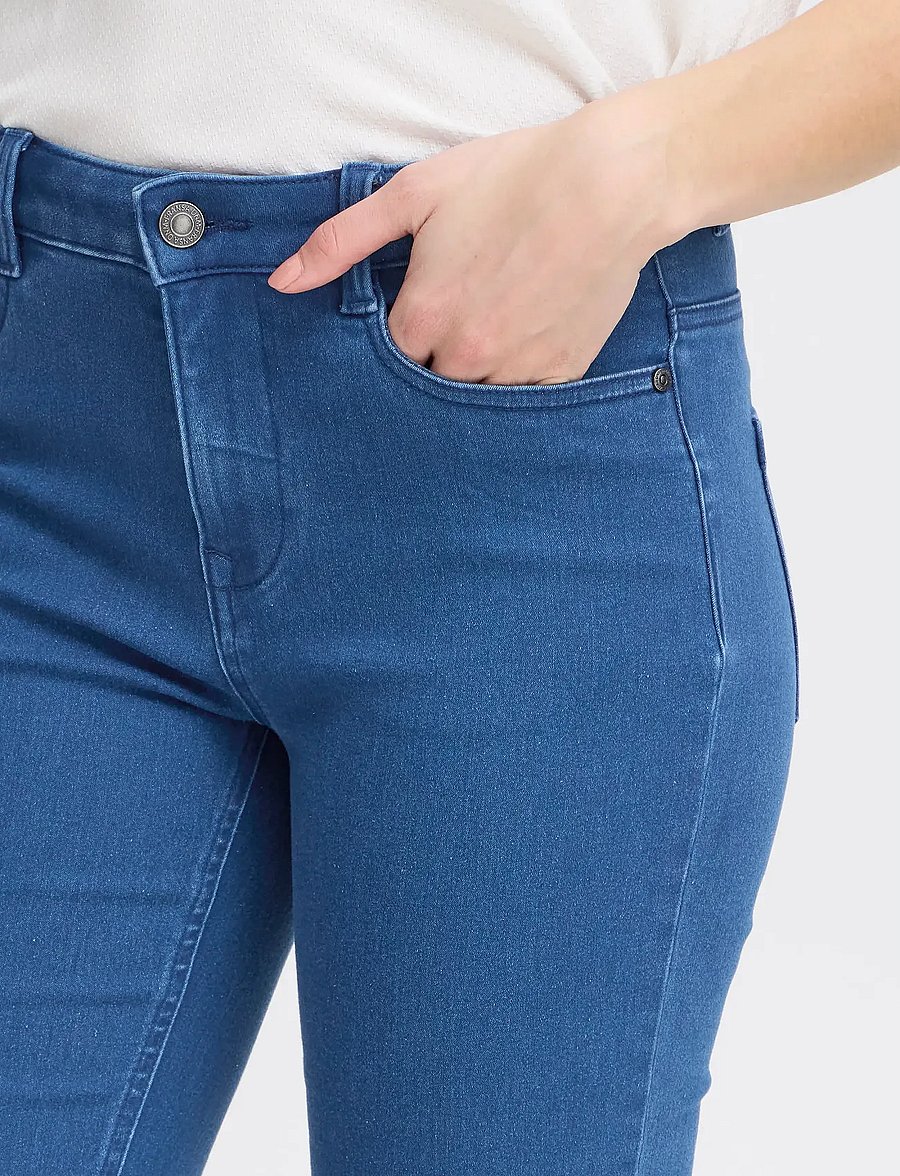 Fransa - FRLUXE ELLI CA 1 - capri byxor - mid blue denim - 5