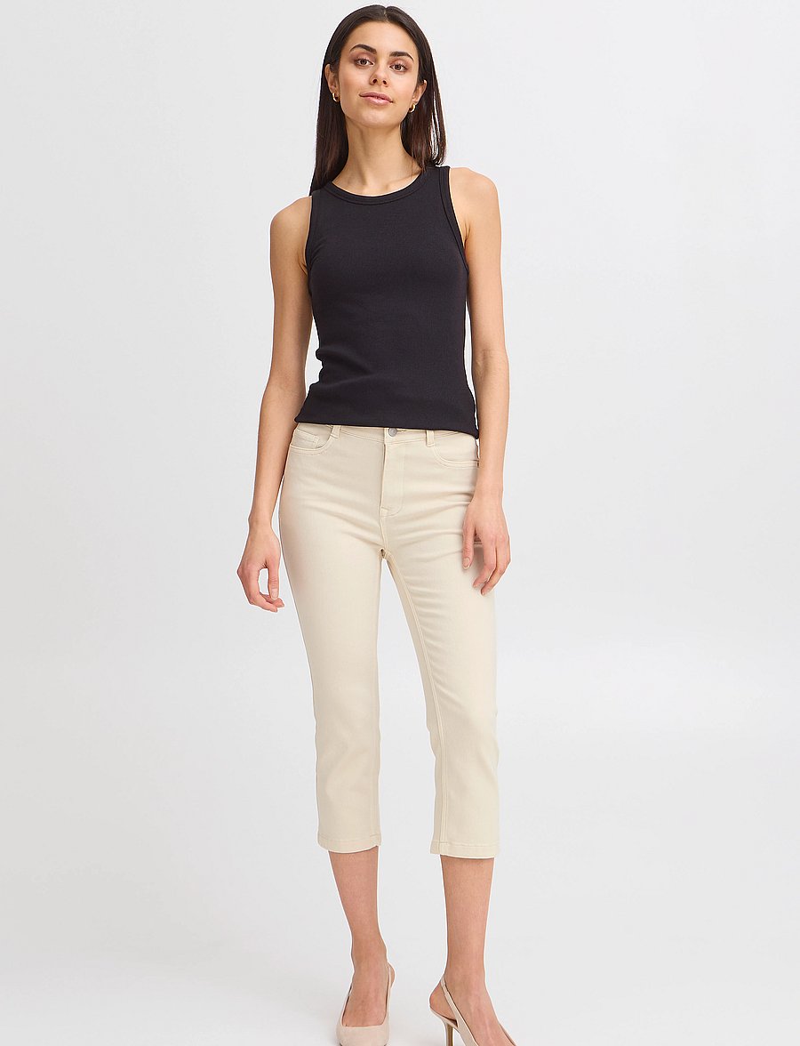 Fransa - FRLUXE ELLI CA 1 - caprihose - moonbeam - 5