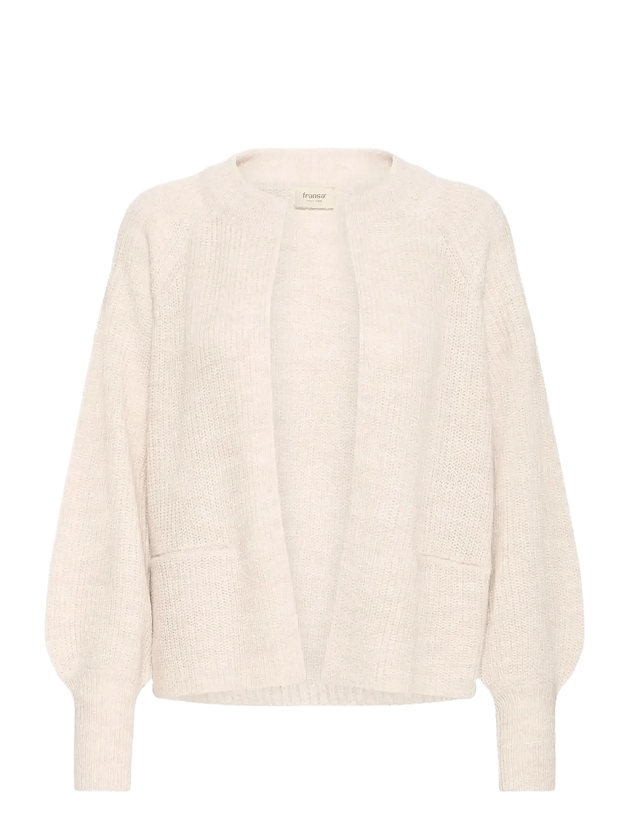 Fransa - FRERETTA CAR 4 - koftor - limestone melange - 1