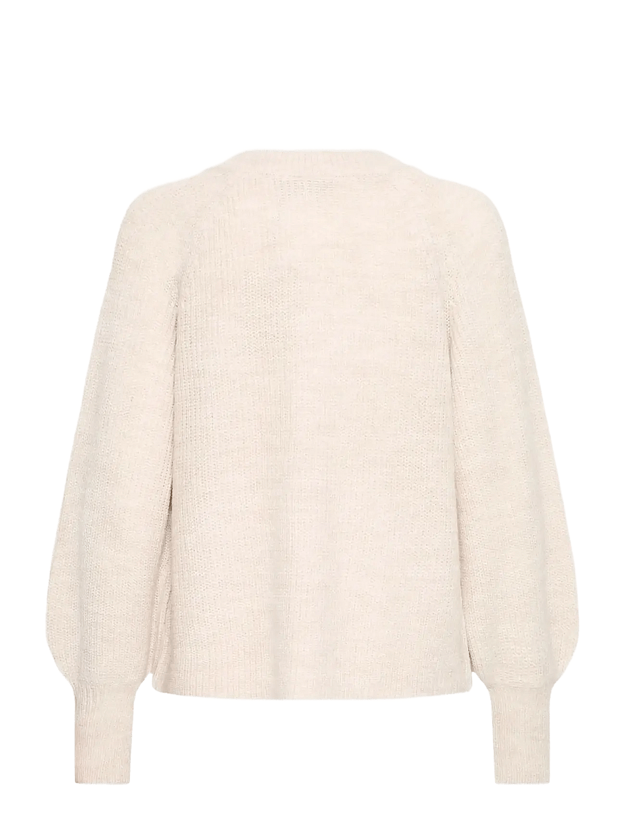 Fransa - FRERETTA CAR 4 - koftor - limestone melange - 2