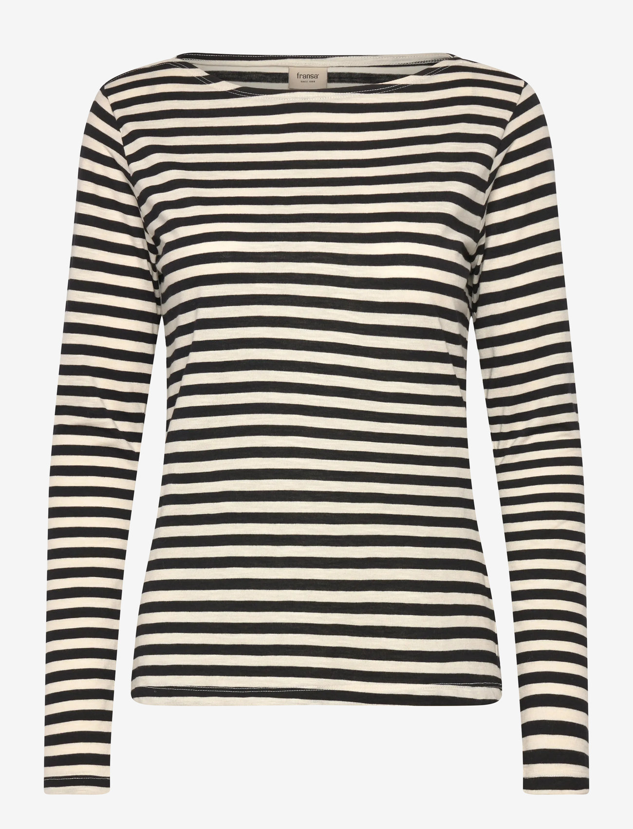 Fransa - FRMYE TEE 1 - langärmlige tops - black mix - 0