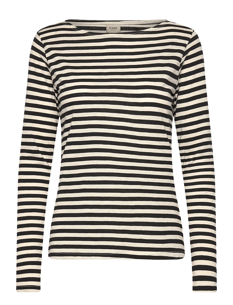 Fransa - FRMYE TEE 1 - langärmlige tops - black mix - 0
