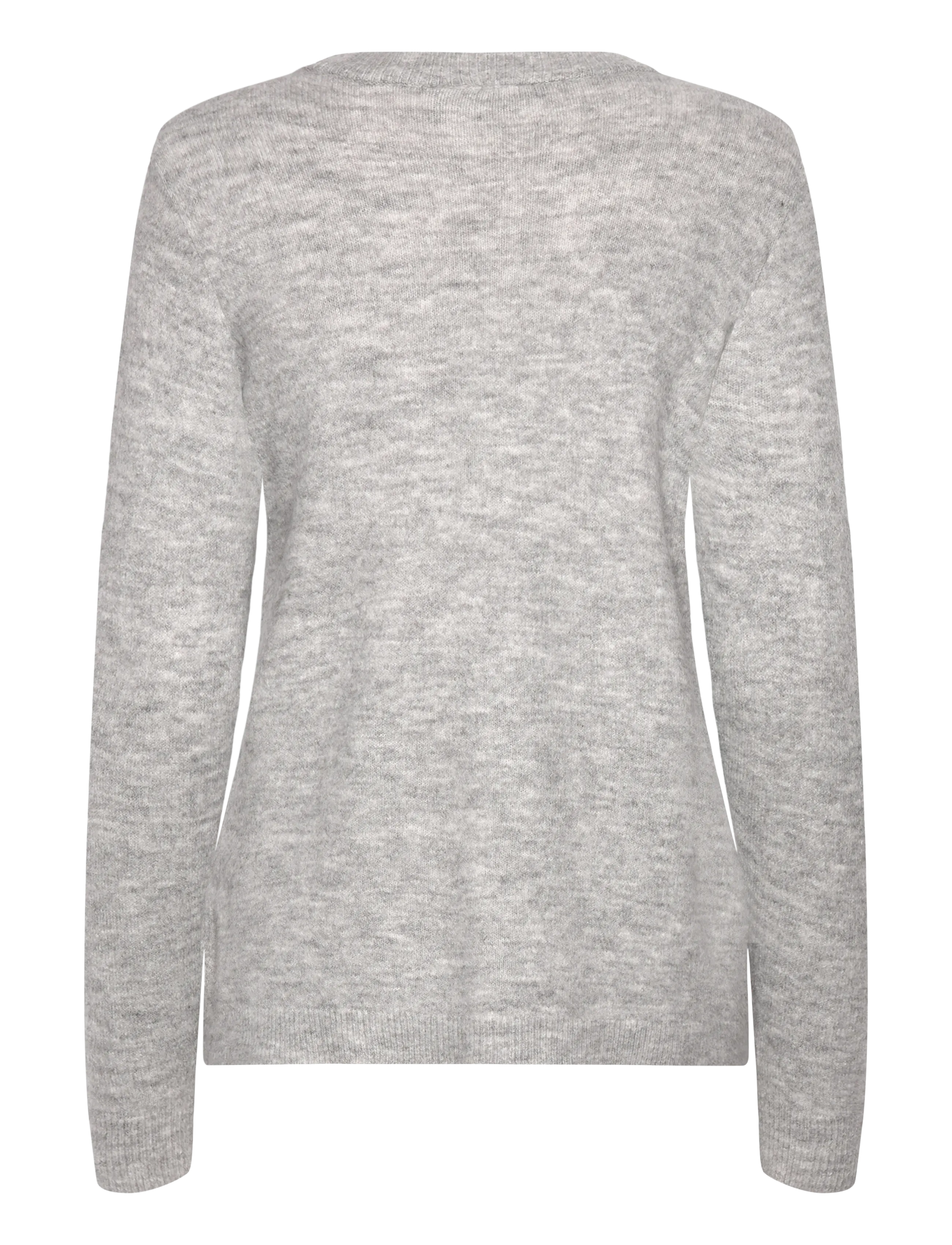 Fransa - FRELLIS PU 1 - tröjor - light grey melange mix - 1
