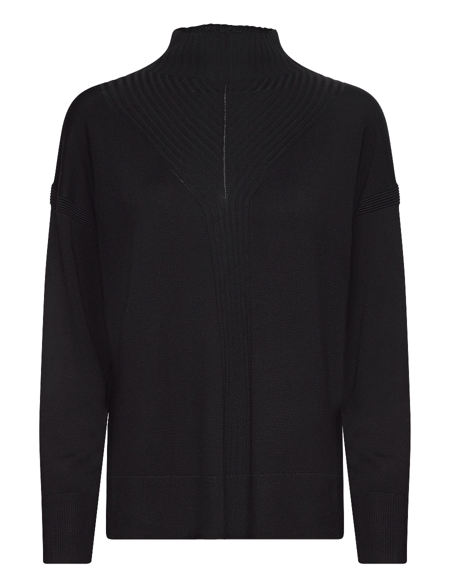 Fransa - FRALMA PU 9 - pullover - black - 0