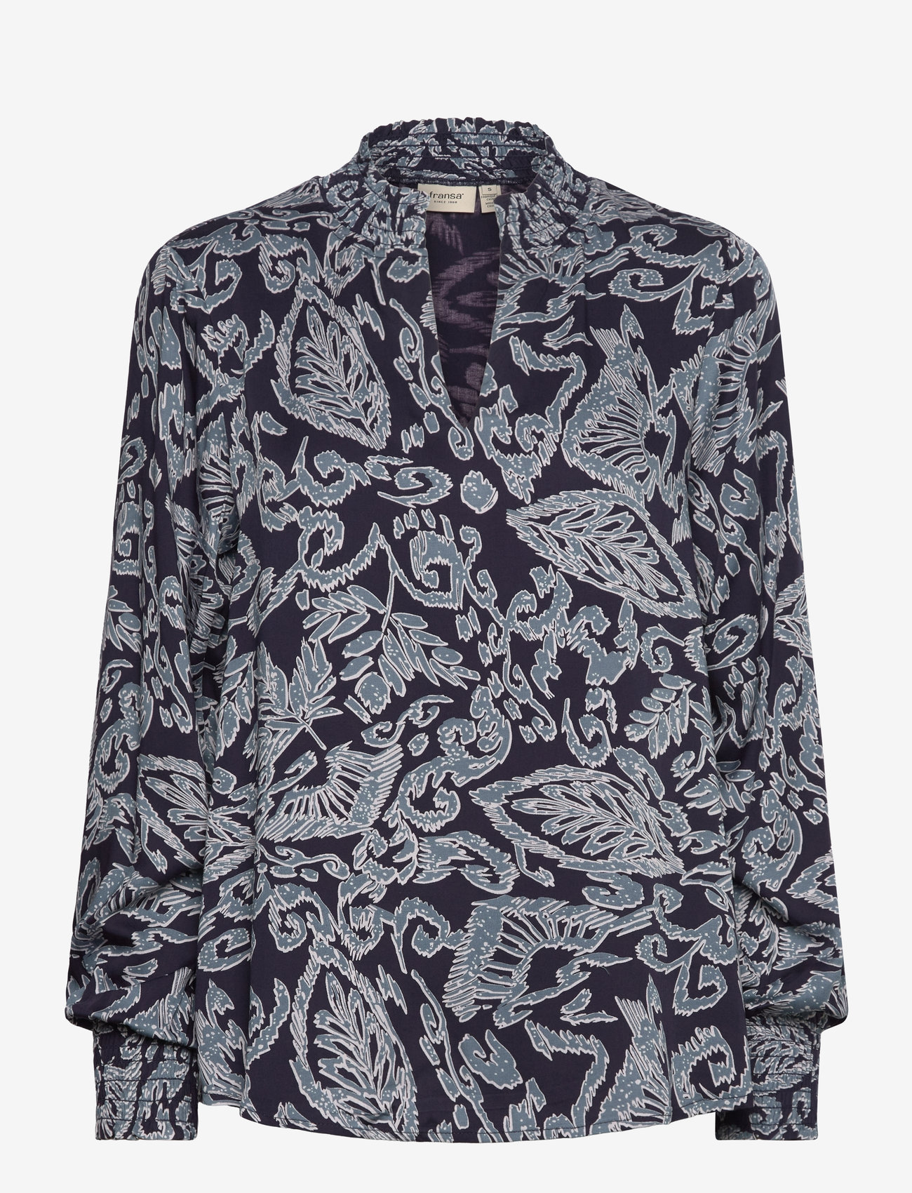 Fransa - FRGLADIS BL 1 - langärmlige blusen - navy blazer aop ma24 - 0