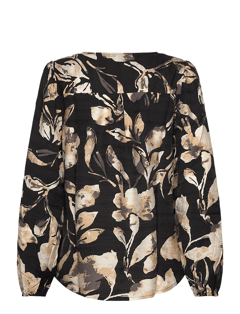 Fransa - FRARIANA BL 4 - långärmade blusar - dis floral black - 2