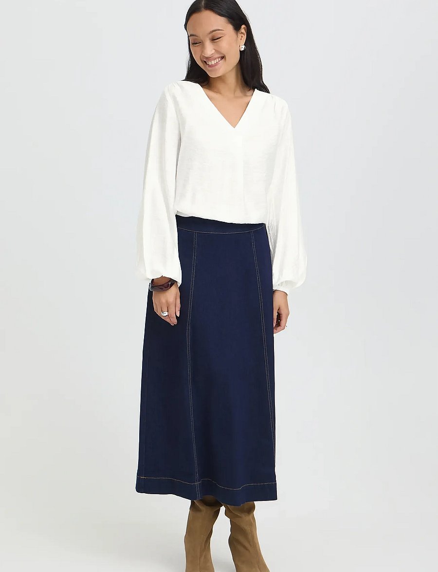 Fransa - FRARIANA BL 4 - langærmede bluser - whisper white - 0