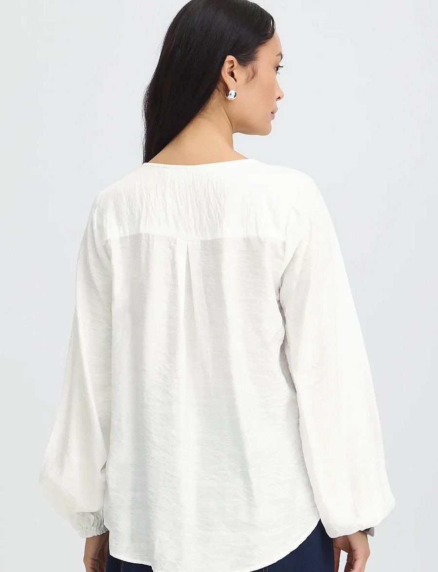 Fransa - FRARIANA BL 4 - langærmede bluser - whisper white - 4