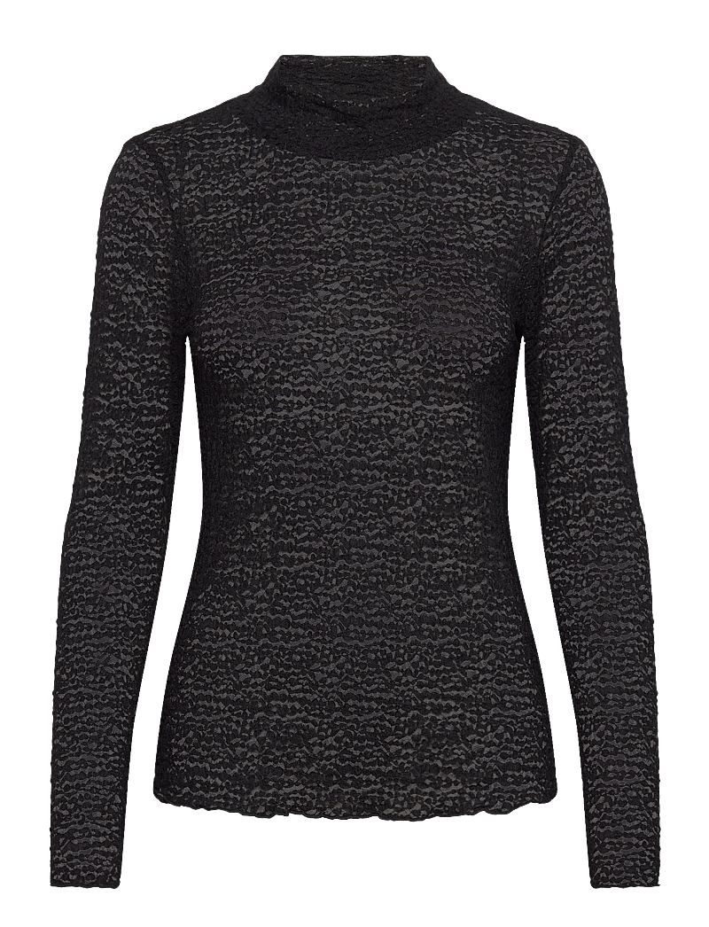 Fransa - FRSAMMI TEE 1 - langärmlige tops - black - 0