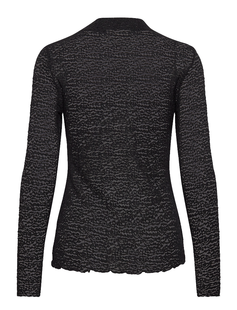 Fransa - FRSAMMI TEE 1 - langärmlige tops - black - 1