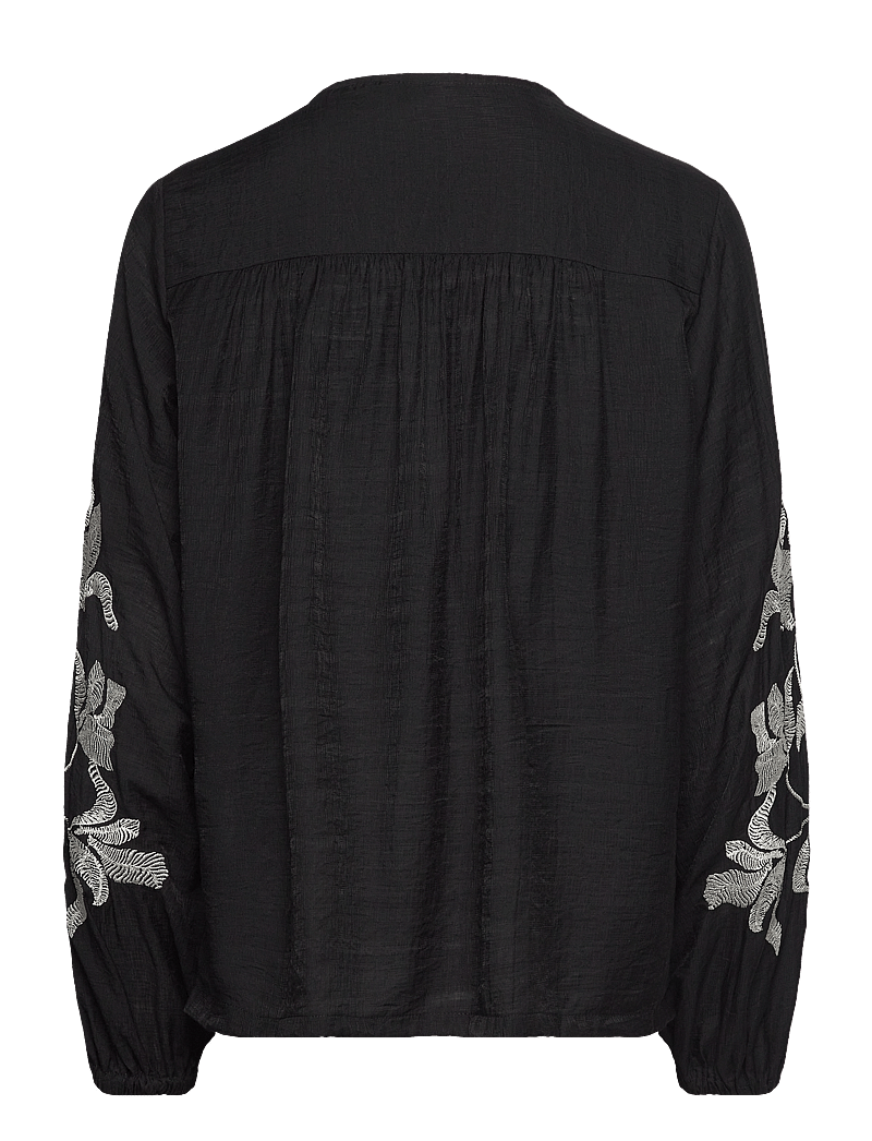 Fransa - FRHARBO BL 1 - långärmade blusar - black aop ma24 02g - 1