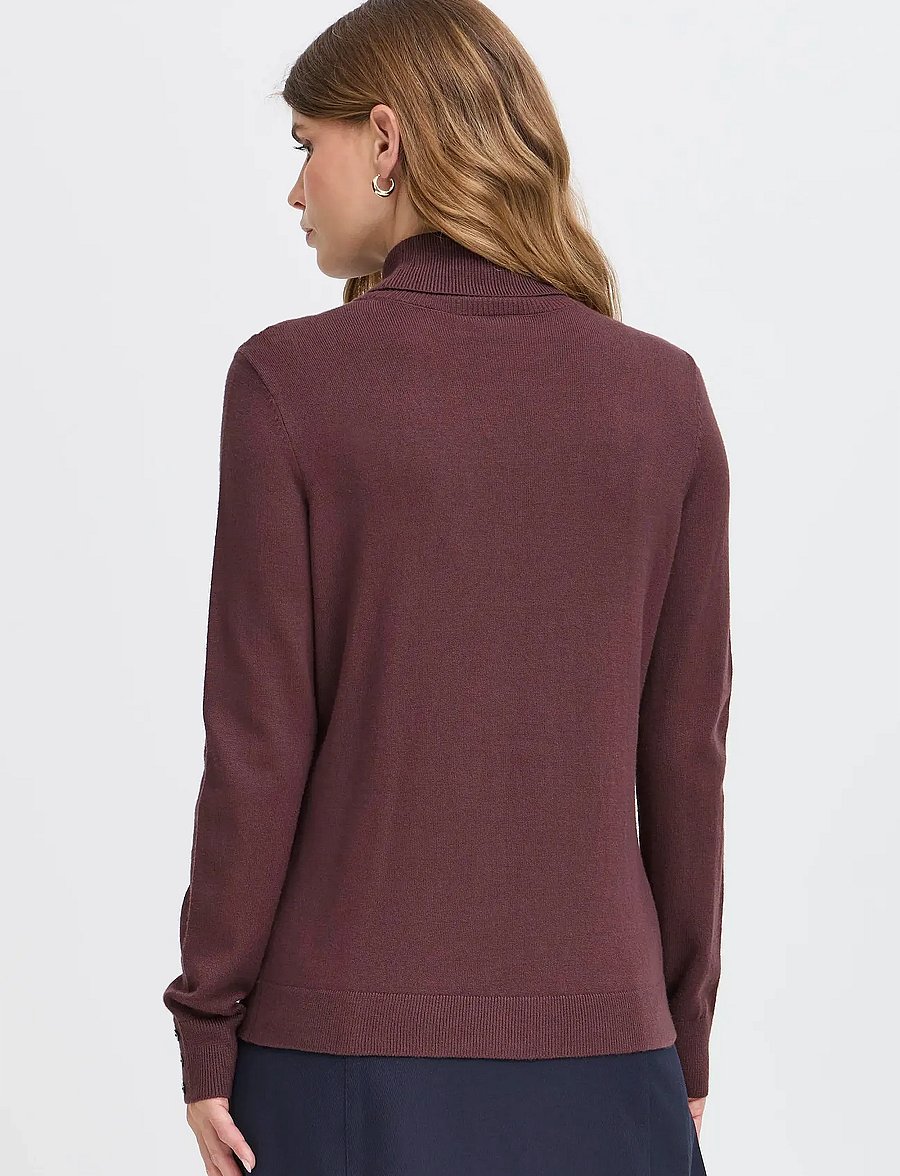 Fransa - FRCLIA PU 11 - rollkragenpullover - fudge - 4