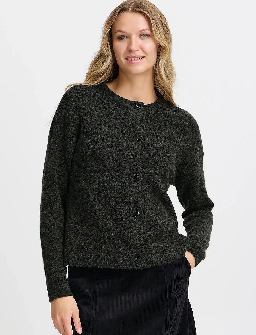 Fransa - FRSANNY CAR 3 - koftor - charcoal melange - 3