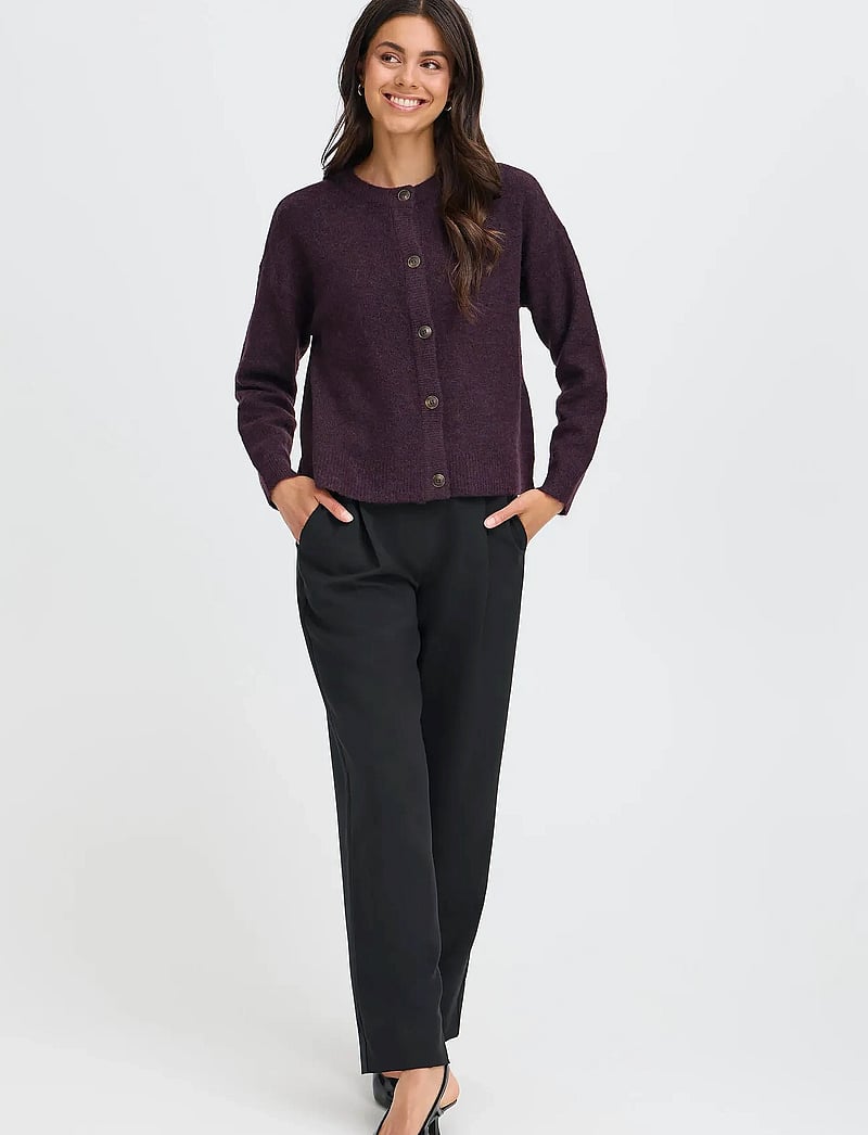 Fransa - FRSANNY CAR 3 - cardigans - fudge melange - 0