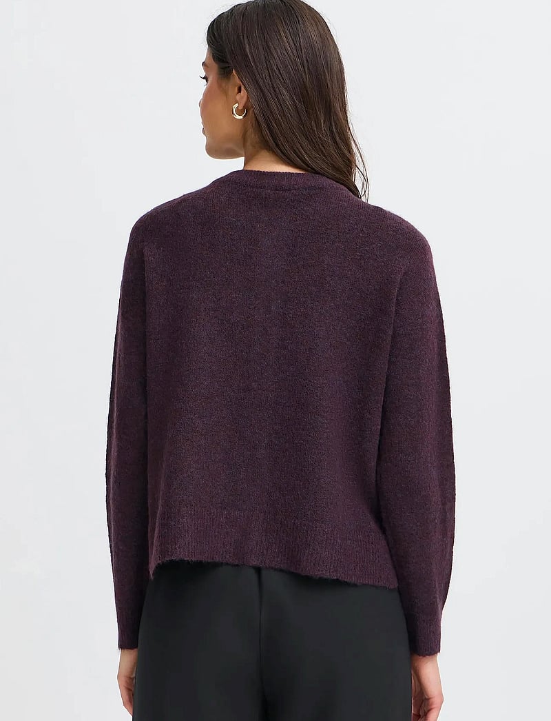 Fransa - FRSANNY CAR 3 - cardigans - fudge melange - 4