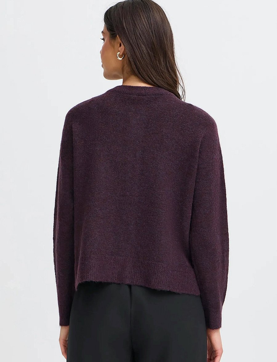 Fransa - FRSANNY CAR 3 - cardigans - fudge melange - 4
