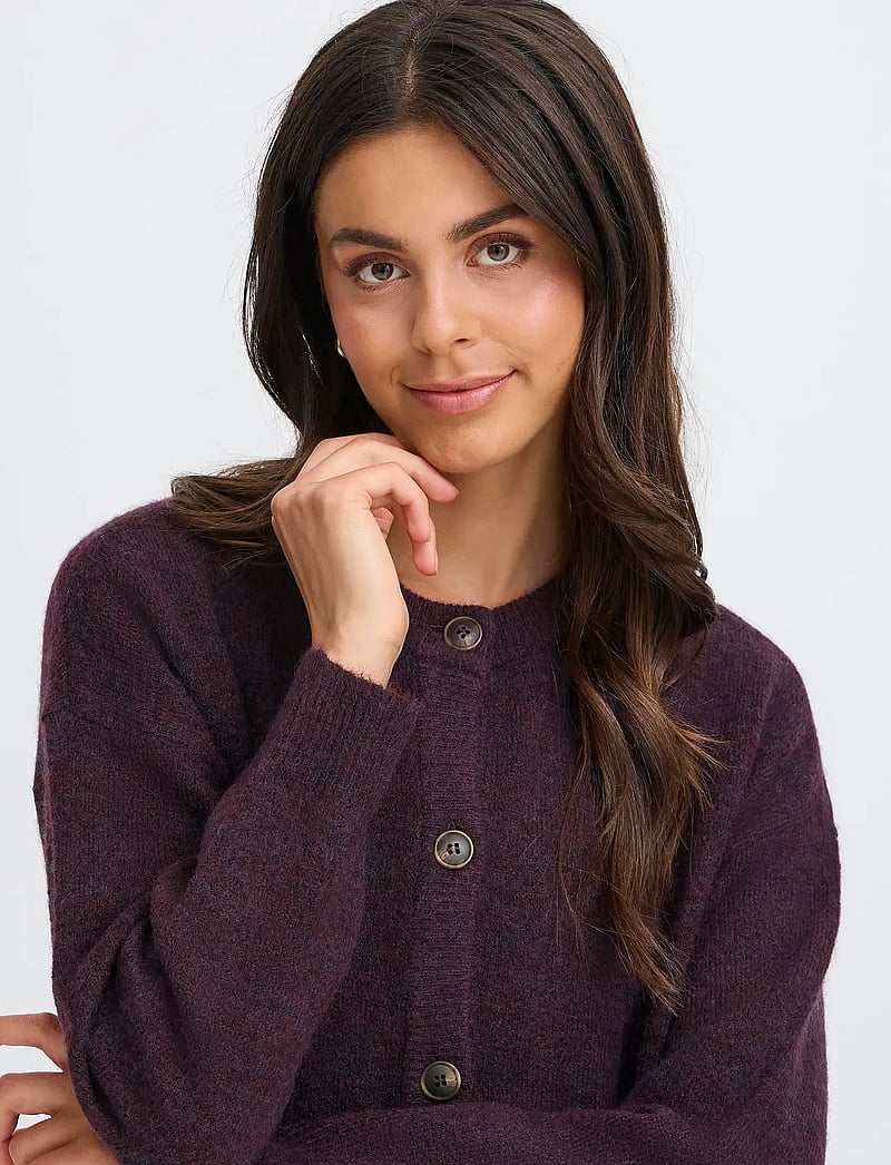 Fransa - FRSANNY CAR 3 - cardigans - fudge melange - 5