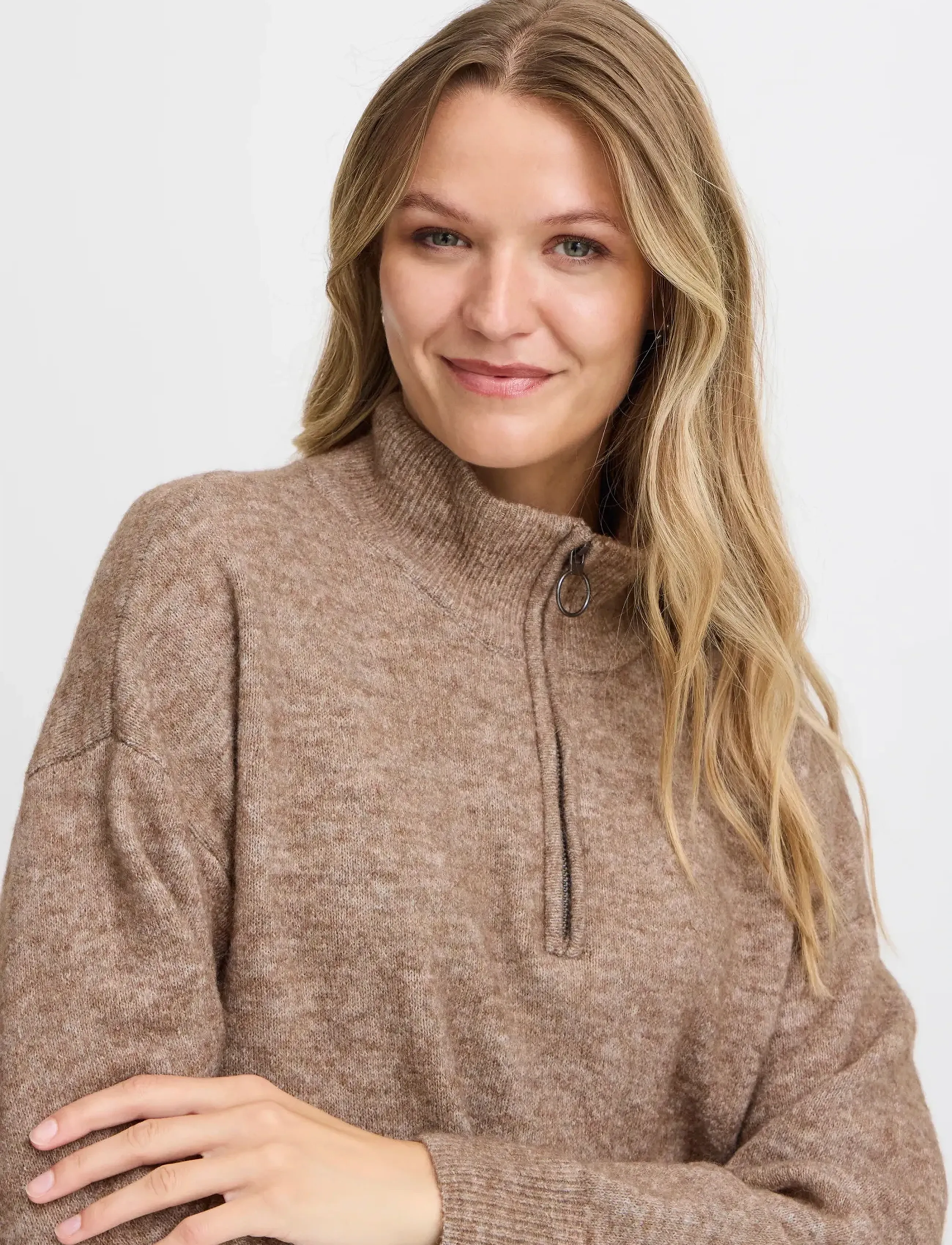 Fransa - FRSANNY DR 3 - strickkleider - rain drum melange - 5