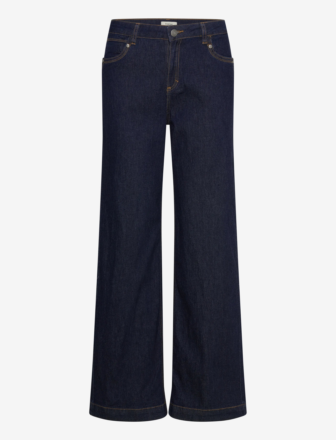 Fransa - FRCHICAGO HANNA JE 1 - hosen mit weitem bein - raw blue denim - 1