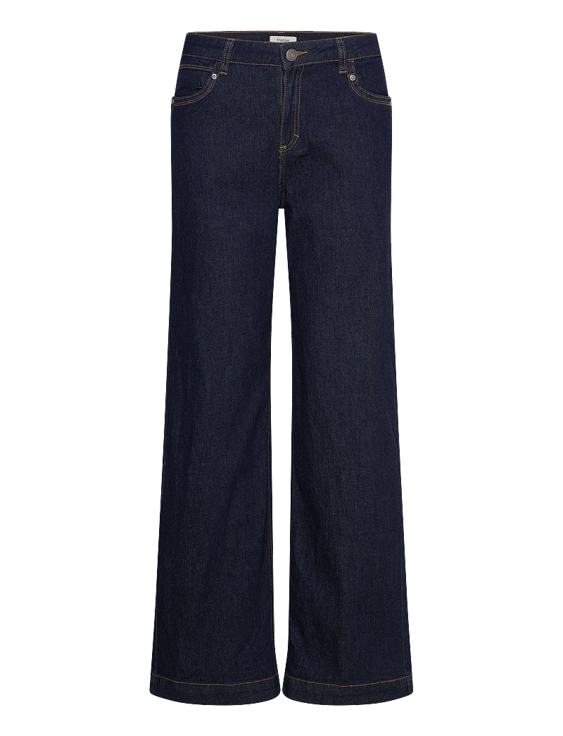 Fransa - FRCHICAGO HANNA JE 1 - hosen mit weitem bein - raw blue denim - 1