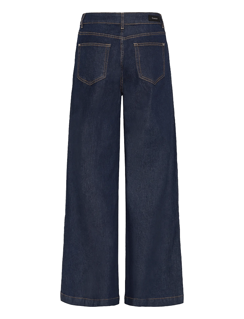 Fransa - FRCHICAGO HANNA JE 1 - pantalons larges - raw blue denim - 2