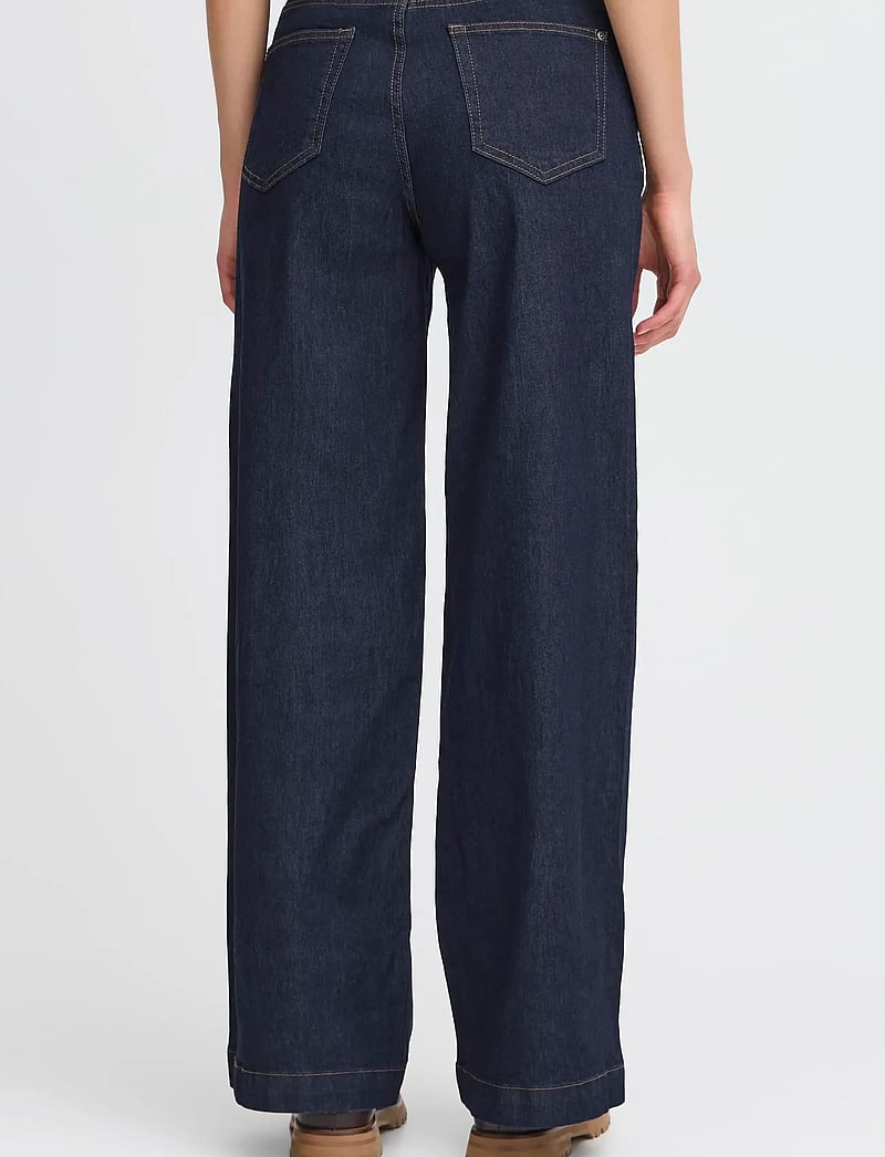 Fransa - FRCHICAGO HANNA JE 1 - hosen mit weitem bein - raw blue denim - 4