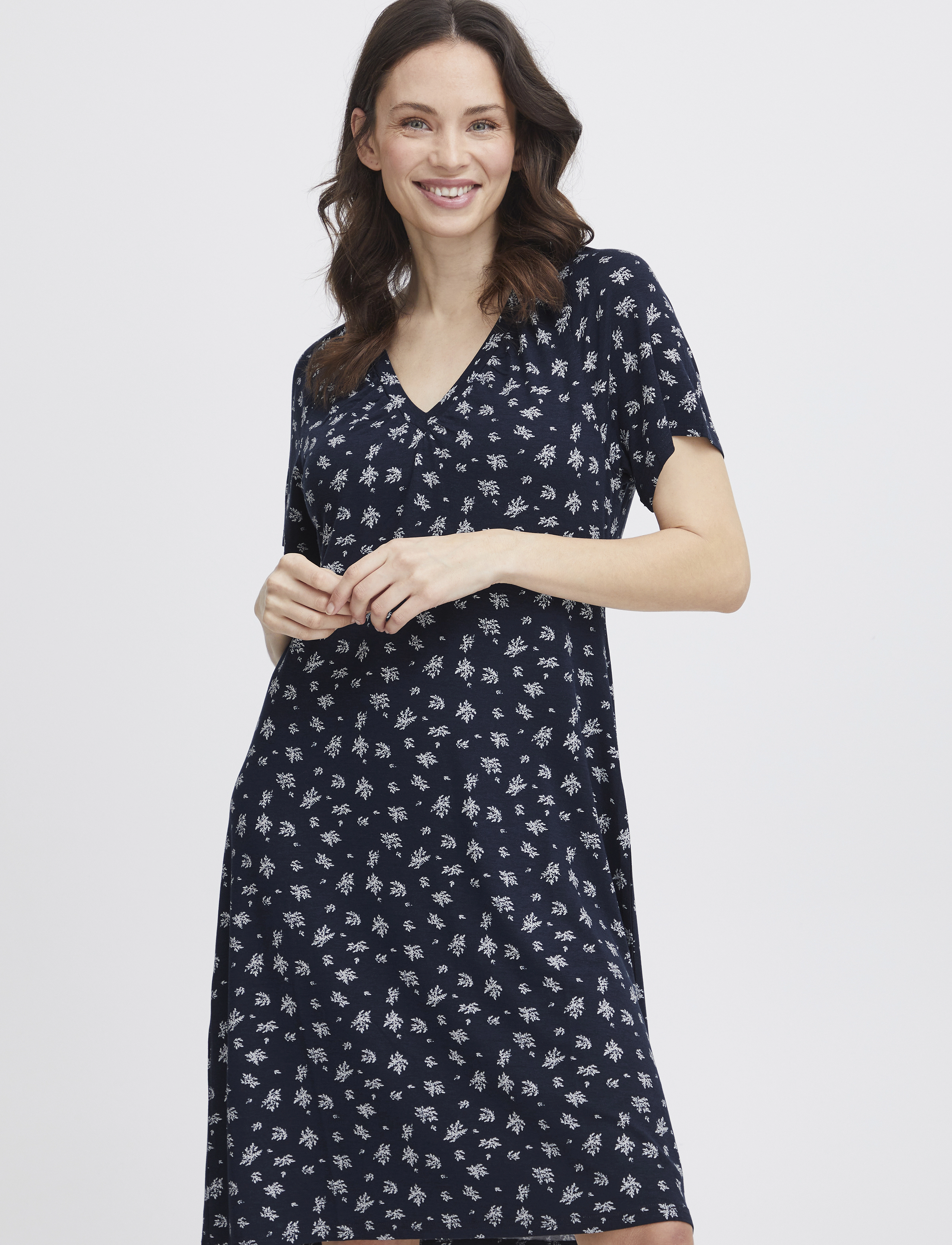 Fransa - FRSANIE DR 1 - midikleider - navy blazer mix - 3