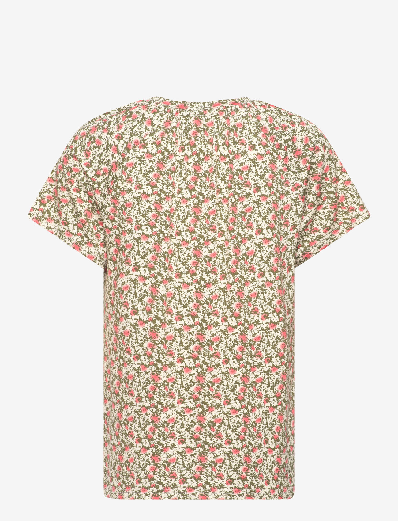Fransa - FRSANIE TEE 1 - laveste priser - loden greeen flower aop hs24 - 2