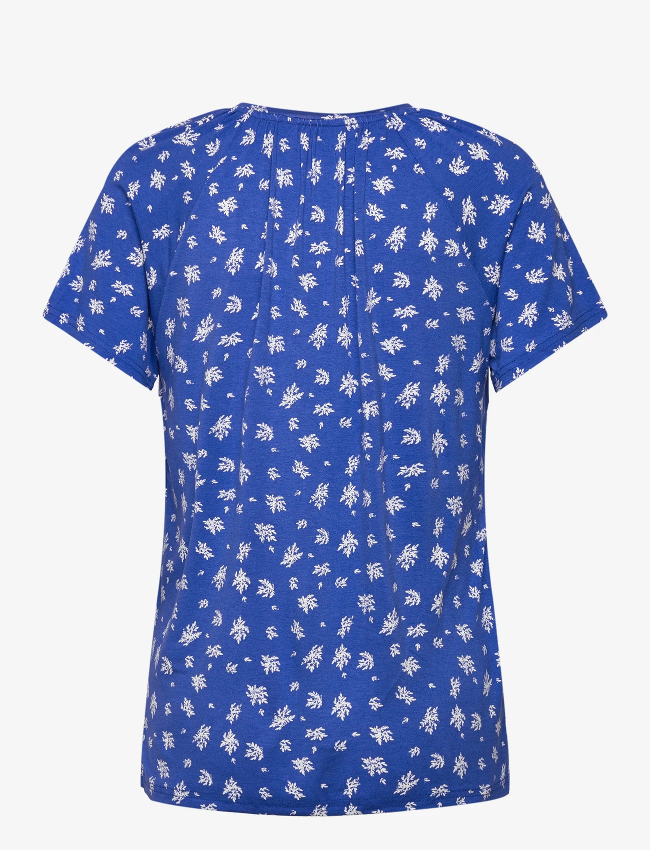 Fransa - FRSANIE TEE 1 - t-shirts - beaucoup blue mix - 1