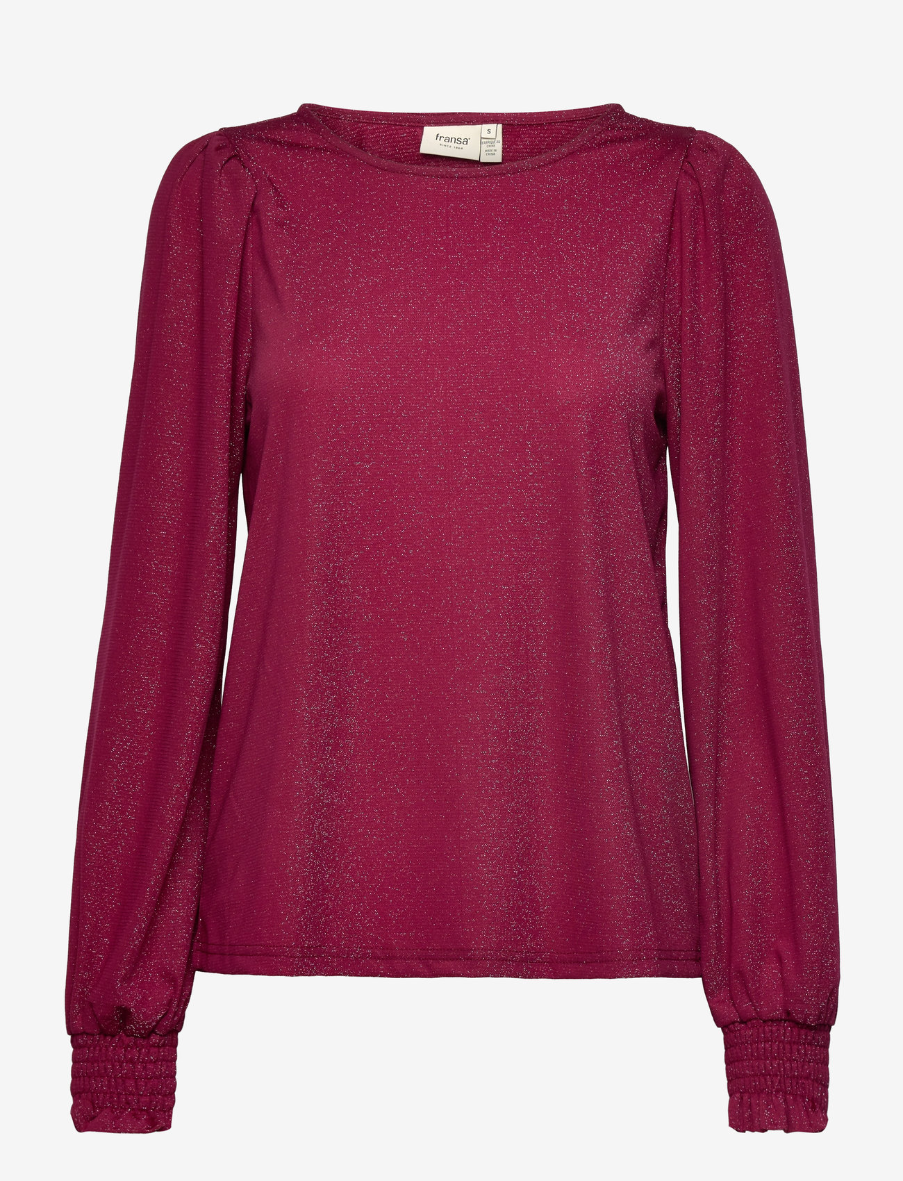 Fransa - FRLUCA BL 2 - pikkade varrukatega pluusid - beet red mix - 0