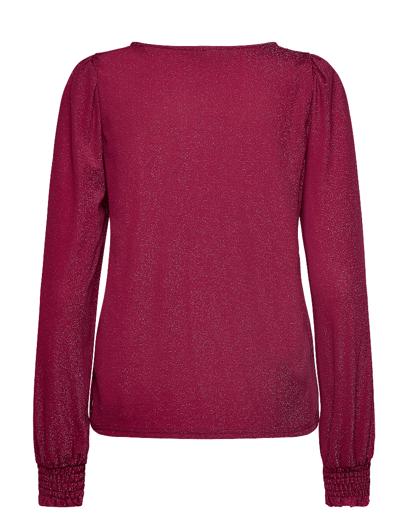 Fransa - FRLUCA BL 2 - pikkade varrukatega pluusid - beet red mix - 1