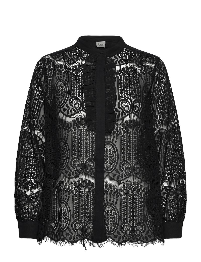 Fransa - FRCATE SH 1 - långärmade blusar - black - 0