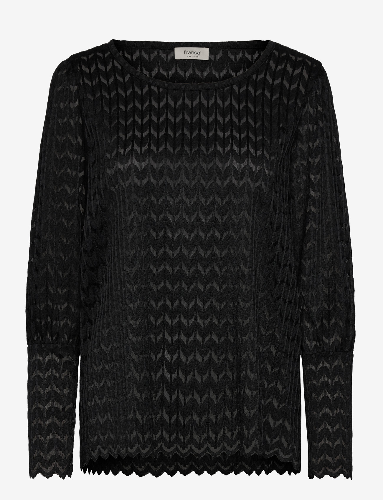 Fransa - FRCHANTAL BL 1 - långärmade blusar - black - 0