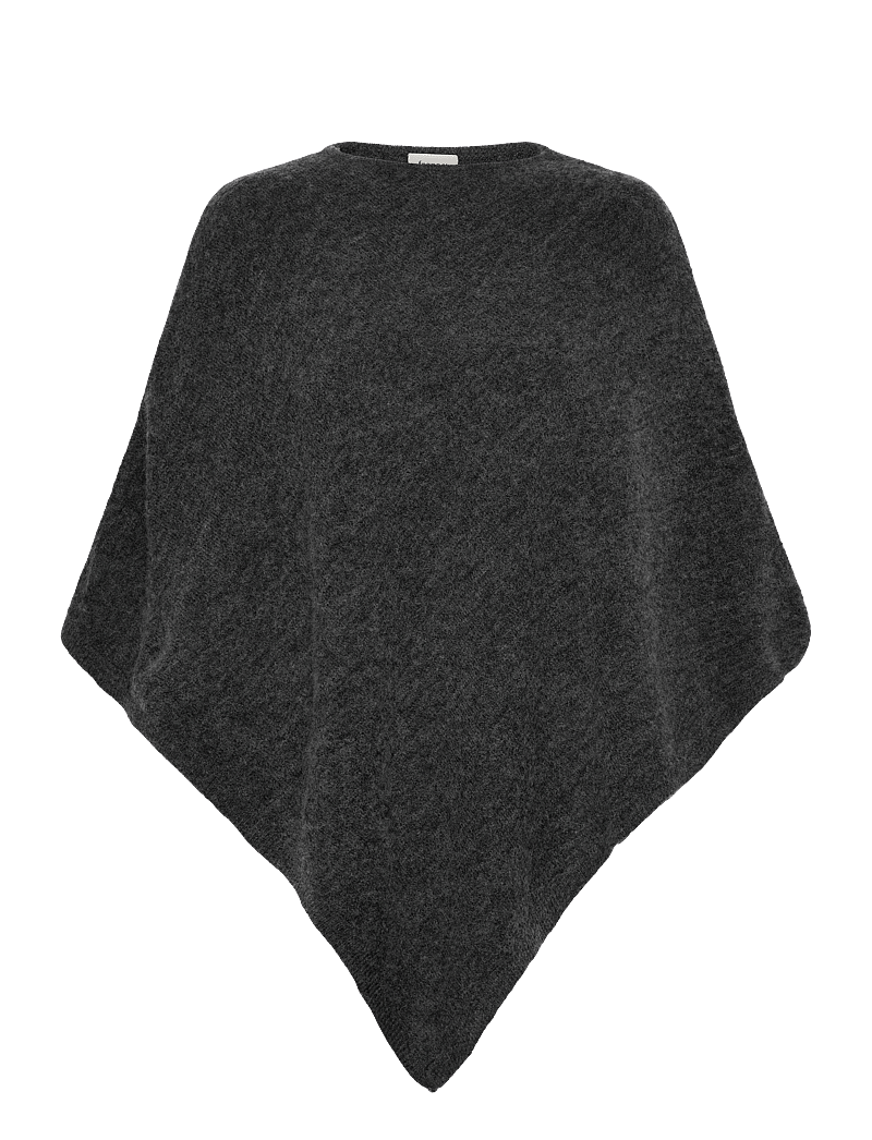Fransa - FRSANNY PO 1 - ponchos & capes - charcoal melange - 1