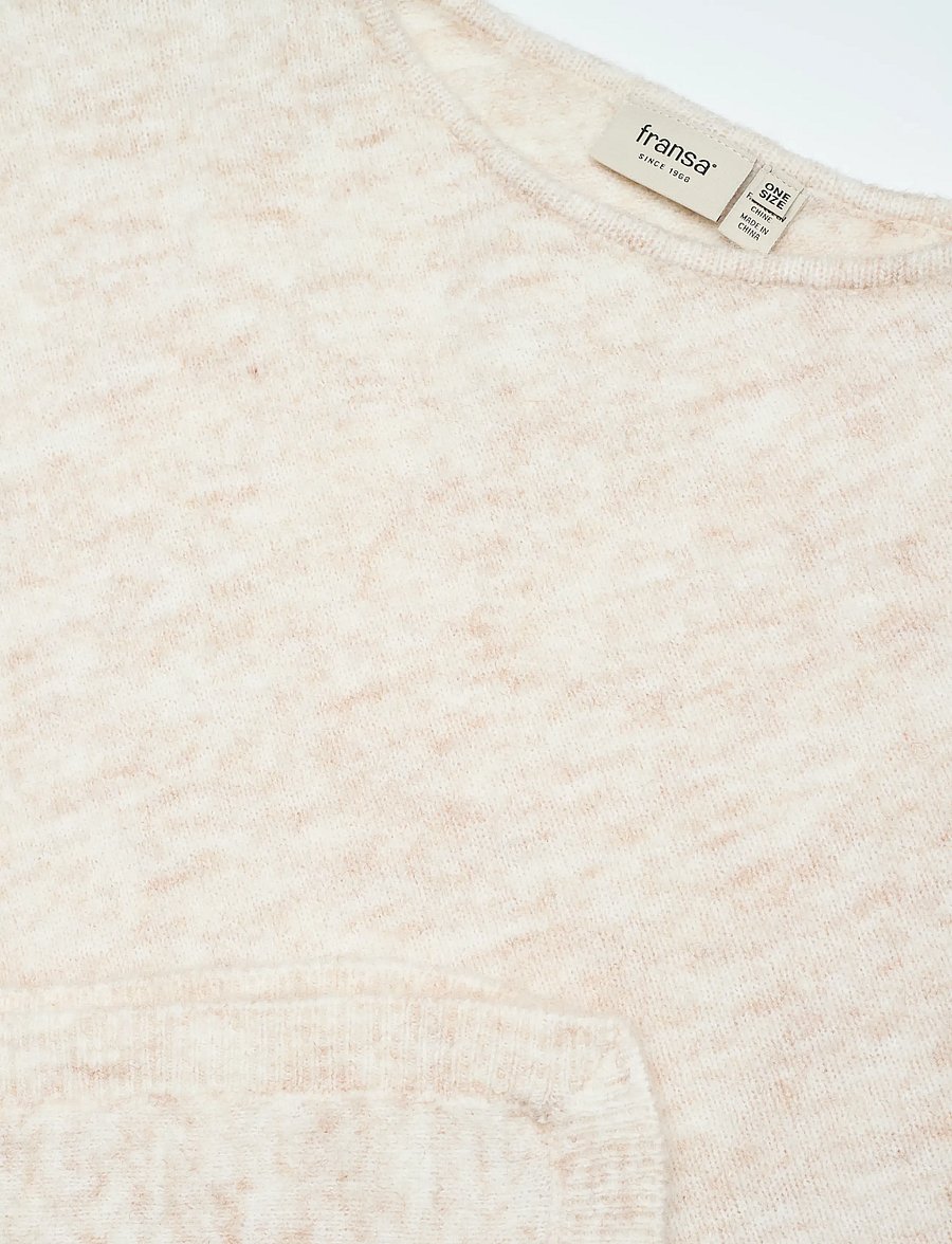 Fransa - FRSANNY PO 1 - ponchoer & kapper - oatmeal melange - 2