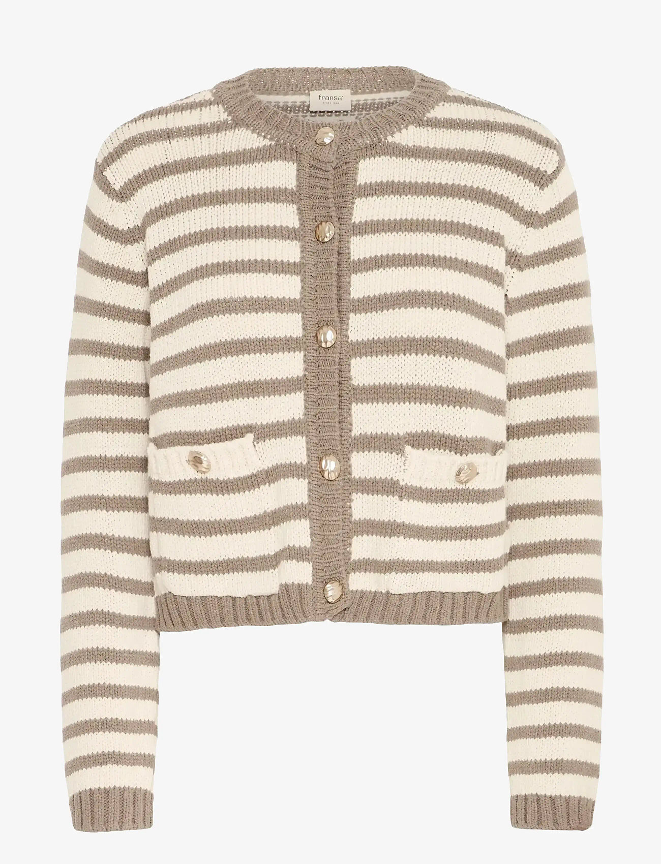 Fransa - FRBELINDA CAR 1 - cardigans - brindle mix - 1