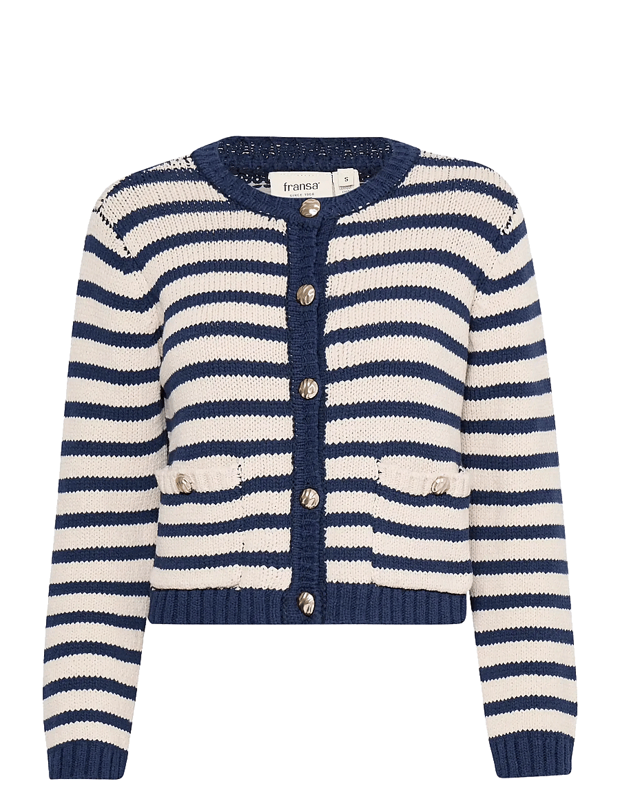 Fransa - FRBELINDA CAR 1 - cardigans - moonbeam mix - 1