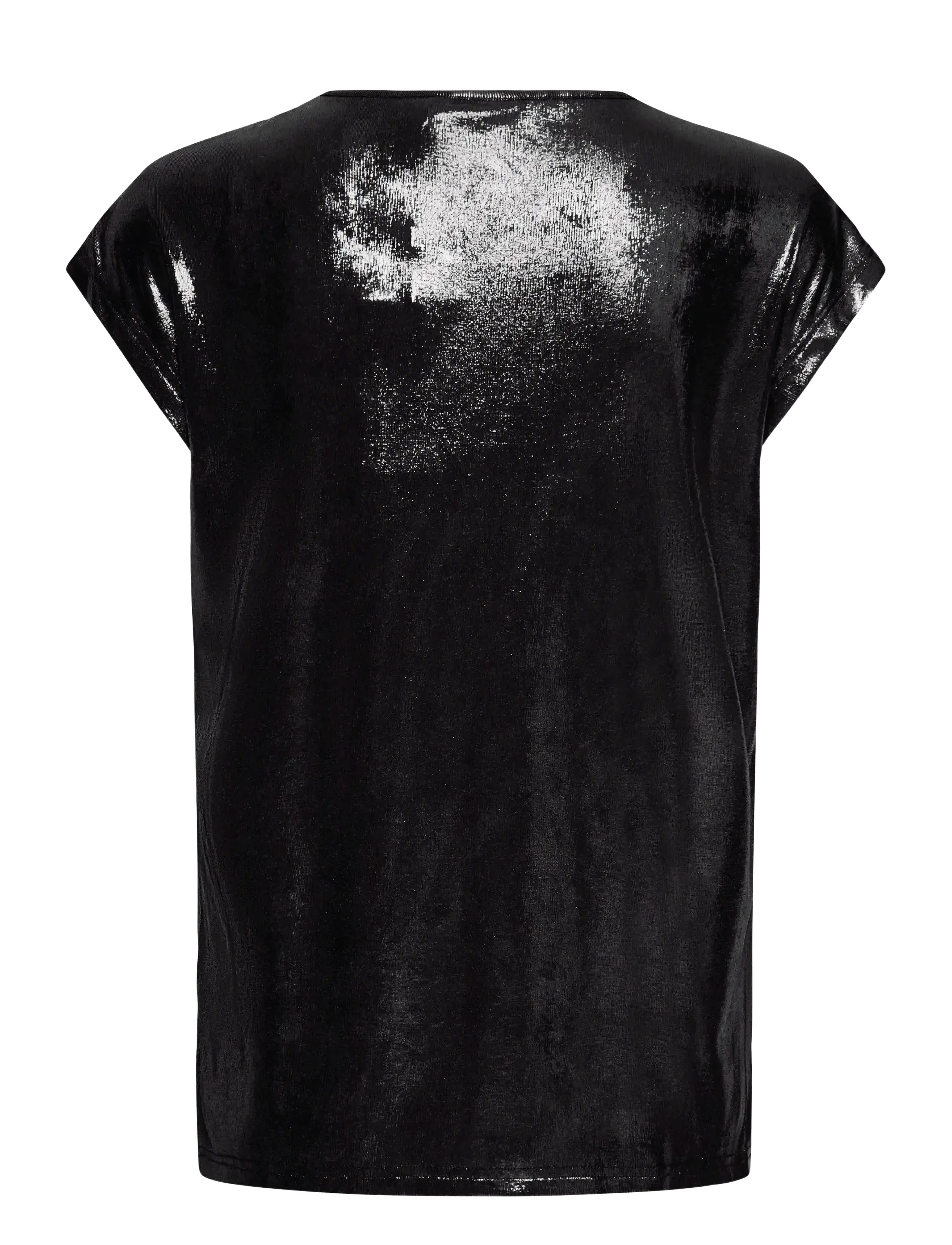 Fransa - FRFRANNY TEE 1 - peopluusid - black metallic - 2