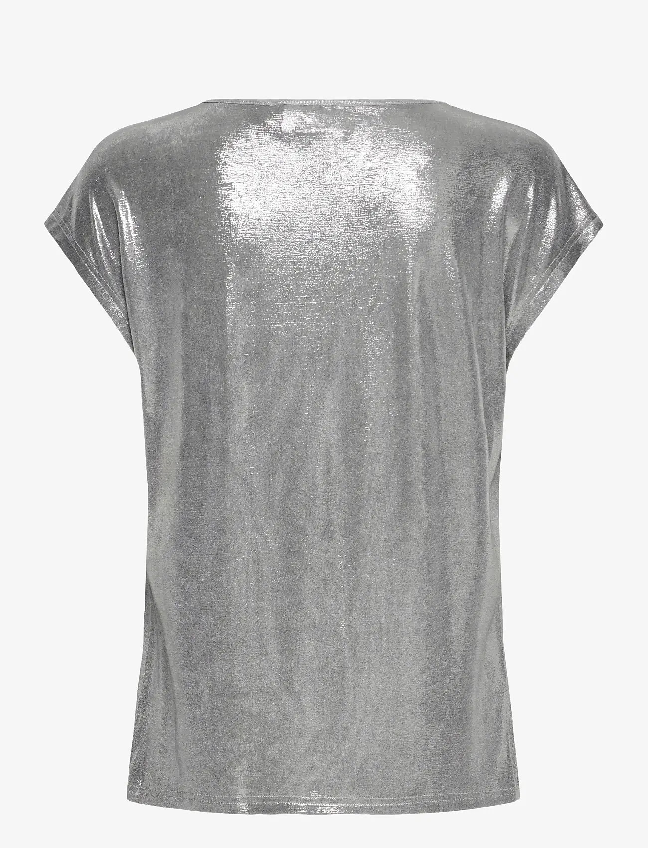 Fransa - FRFRANNY TEE 1 - t-shirts - silver metallic - 2