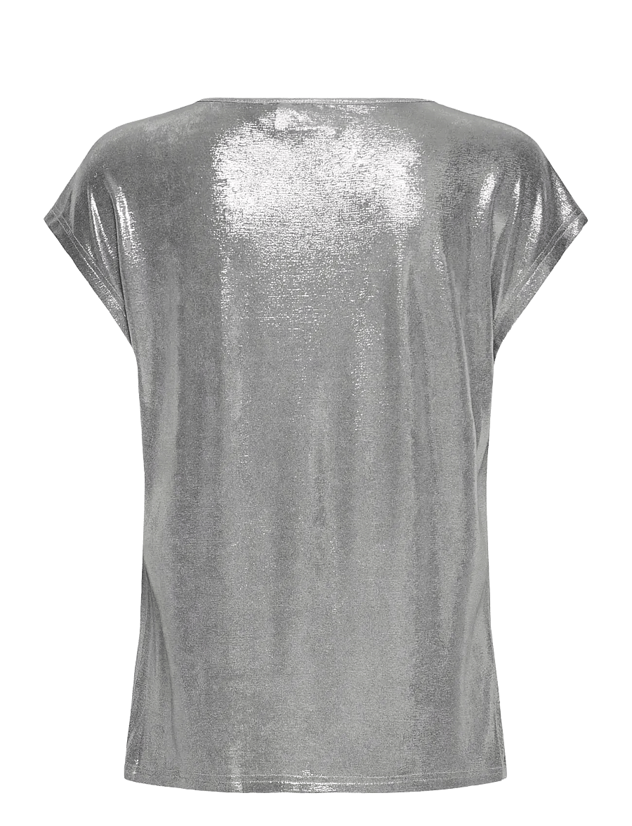 Fransa - FRFRANNY TEE 1 - t-särgid - silver metallic - 2