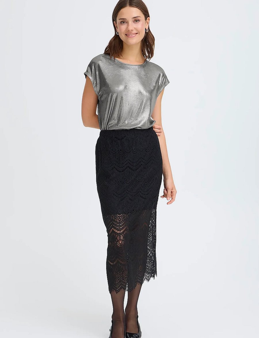 Fransa - FRFRANNY TEE 1 - t-särgid - silver metallic - 0